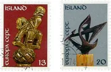 IJsland - AFA 490-491 - Gebruikt Darmowa dostawa