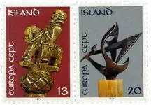 IJsland - AFA 490-491 - Postfris Popularny