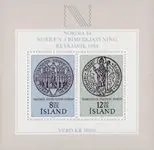 Oryginalny IJsland - AFA 606 - Postfris Souvenir velletjes