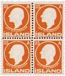 IJsland - AFA 68 - Blok van 4 - Postfris Oferta limitowana