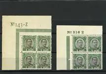IJsland - Service stamps AFA 34 in 2 blokken van 4met boven vel rand - Postfris Bezpieczna płatność