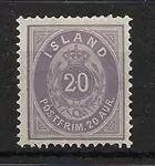 IJsland 1875 - AFA 10 - Postfris Wysoka jakość