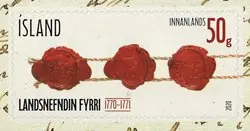 Rabat IJsland - IJslandse Landcommissie 250 jaar - Postfrisse postzegel