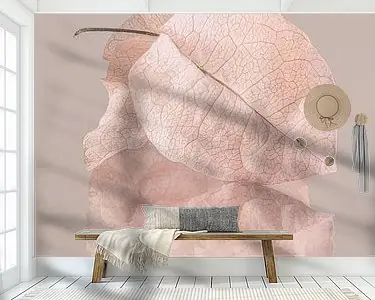 Kup teraz Kwetsbaar in zachte pastelkleuren: Gedroogde blaadjes