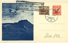 Tylko dziś IJsland 1939 - Prachtig ansichtkaart met AFA 123+212 - Gebruikt - Gebruikt