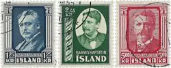 Wyprzedaż IJsland 1954 - AFA 294-296 - Gebruikt