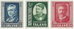 IJsland 1954 - AFA 294-296 - Postfris Oryginalny