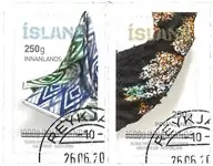 Nowość IJsland 2023 - Contemporary design VIII with overprint - Gestempelde serie van 2