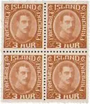 IJsland 1931 - AFA 157 - Blok van 4 - Postfris Ekspresowa dostawa