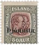 IJsland 1936 - Dienstzegel AFA 65 - Postfris Darmowa dostawa