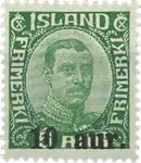 Premium IJsland 1921-22 - AFA 106 - Postfris