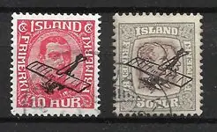 Promocja IJsland 1928 - AFA 123 - 124 - Gebruikt