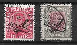 Oferta IJsland 1928 - AFA 123-124 - Gebruikt