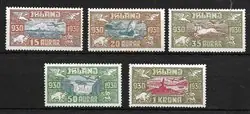 IJsland 1930 - AFA 142 - 146 - Postfris Tylko dziś