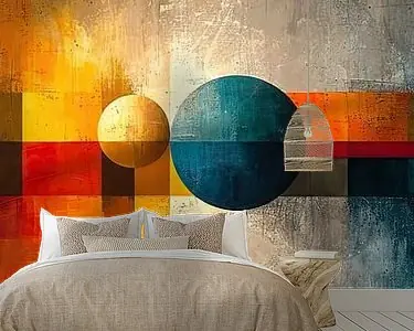 Popularny Moderne Geometrie | Hued Rhythm Dissection