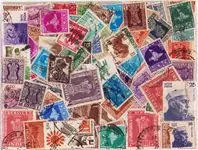 India - 200 verschillende postzegels - gestempeld Tani