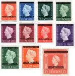 Niska cena Indonesië 1948-1949 - NVPH 351-361 - Postfris