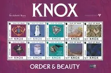 Bezpieczna płatność Isle of Man - Archibald Knox: Order & beauty - Postfrisse serie van 10
