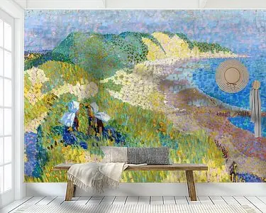 Zee en duinen bij Zoutelande, Jan Toorop, Oryginalny