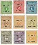 Nowość Italiaanse regio Sicilië 1943 - Michel 1-9 postfris