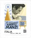 Zwrot pieniędzy Italië - Alberto Manzi - Postfrisse postzegel