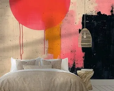 Premium Kleurrijk, modern en abstract