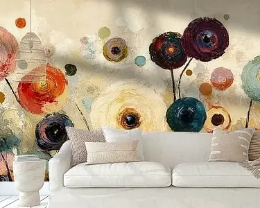 Szybka dostawa Bloemenspel | Speelse Abstracte Bloemen