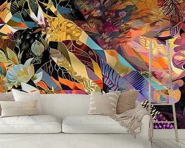 Szybka dostawa Levendig Bloem Abstract