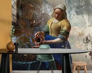 Het melkmeisje | naar het werk van Johannes Vermeer Najlepsza cena