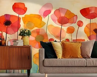 Klaprozen abstract Oferta