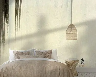 Japanse kwikstaart bij waterval van Ohara Koson Autentyczny