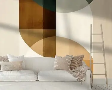 Moderne vormen en lijnen in aardetinten Tylko dziś