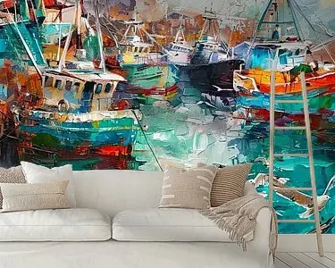 Autentyczny Dansende Schepen op de Golven