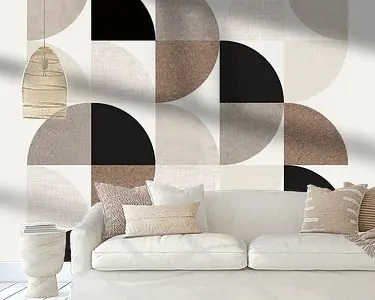 Bauhaus - Abstract - Beige Autentyczny