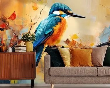 Autentyczny IJsvogel Kleurrijk