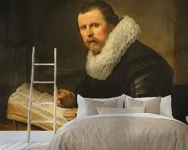 Zamów teraz Portret van een man met kraag, Rembrandt