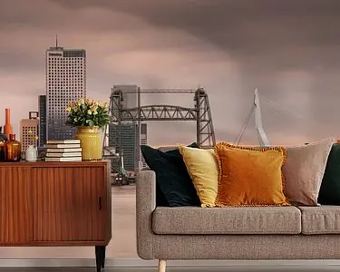 skyline van rotterdam Ekspresowa dostawa