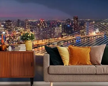 Rotterdam Skyline - Erasmusbrug Promocja