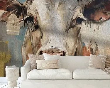 Nieuwsgierige koe Rabat