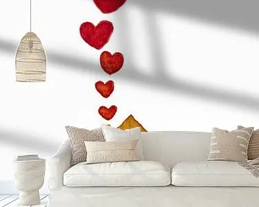 Bezpieczna płatność Een huis vol liefde | Aquarel schilderij