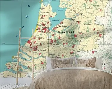 Landkaart Nederland Darmowa dostawa