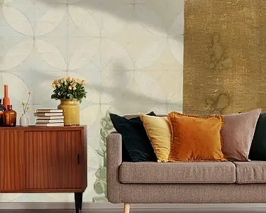 Popularny Witte Stokroos Square I, Kathrine Lovell