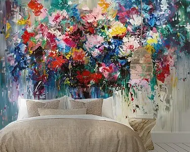 Kleurrijk Boeket Abstract Niska cena