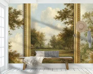 Twice the Art - Landschap in de omgeving van Hilversum Autentyczny