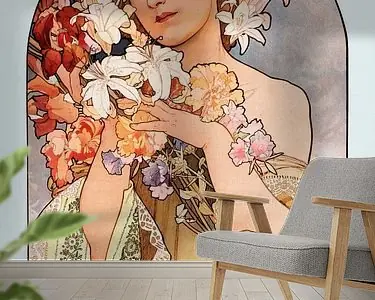 Wysoka jakość De bloem - Alphonse Mucha