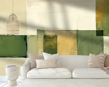 Abstract groen Oryginalny