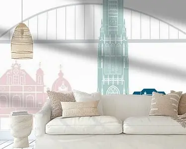 Oferta limitowana Skyline illustratie stad Arnhem in kleur