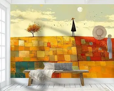 Abstract Landschap | Solitude in Autumn Hues Tylko dziś