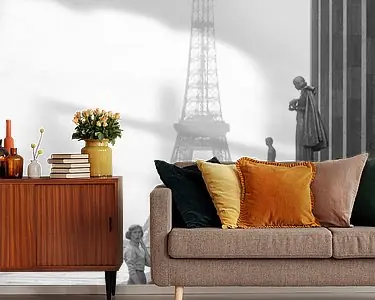 Oryginalny Eiffeltoren Parijs - jaren \\u201850