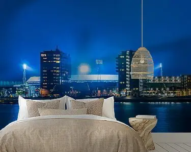 Popularny Feijenoord Stadion "De Kuip" in Rotterdam